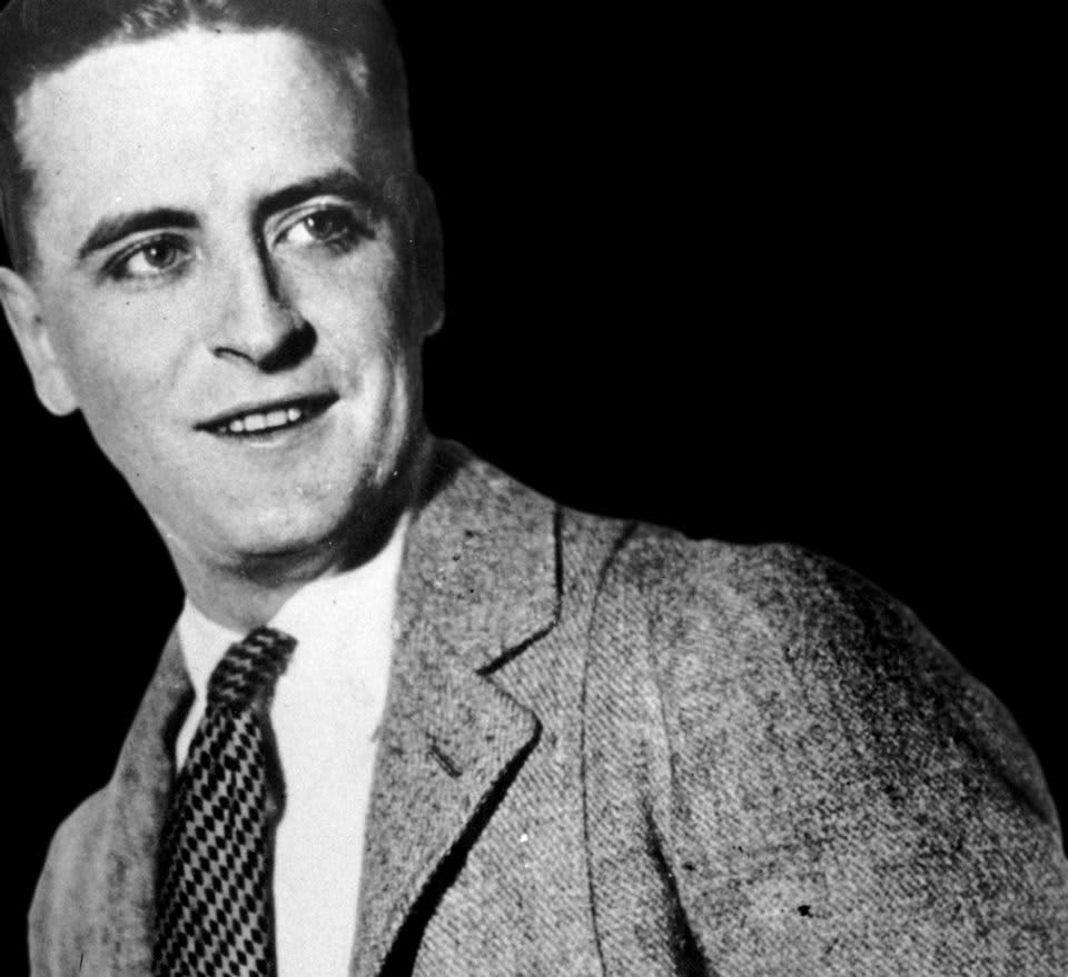 Yhdysvaltalainen kirjailija F. Scott Fitzgerald.
