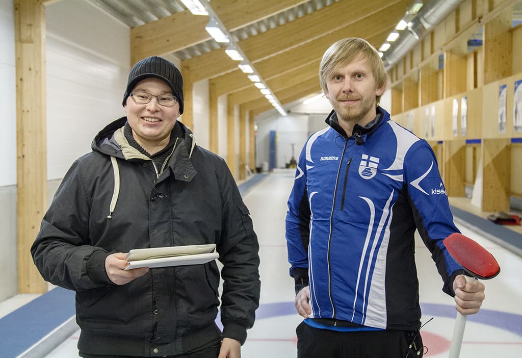 Olli Karkkulainen (vas.) ja Pekka Peura. 