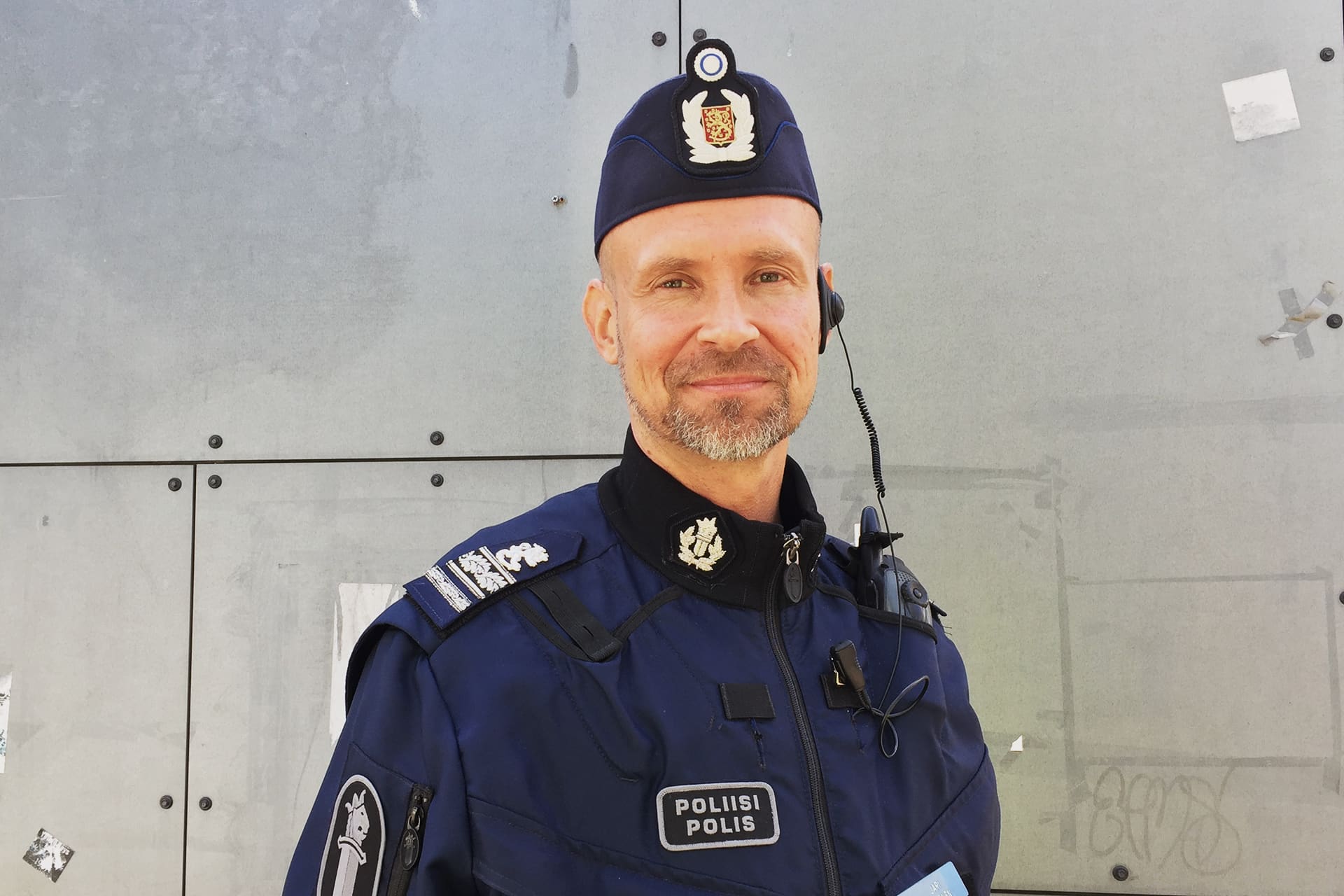 Ylikomisario Jari Taponen Helsingin poliisista
