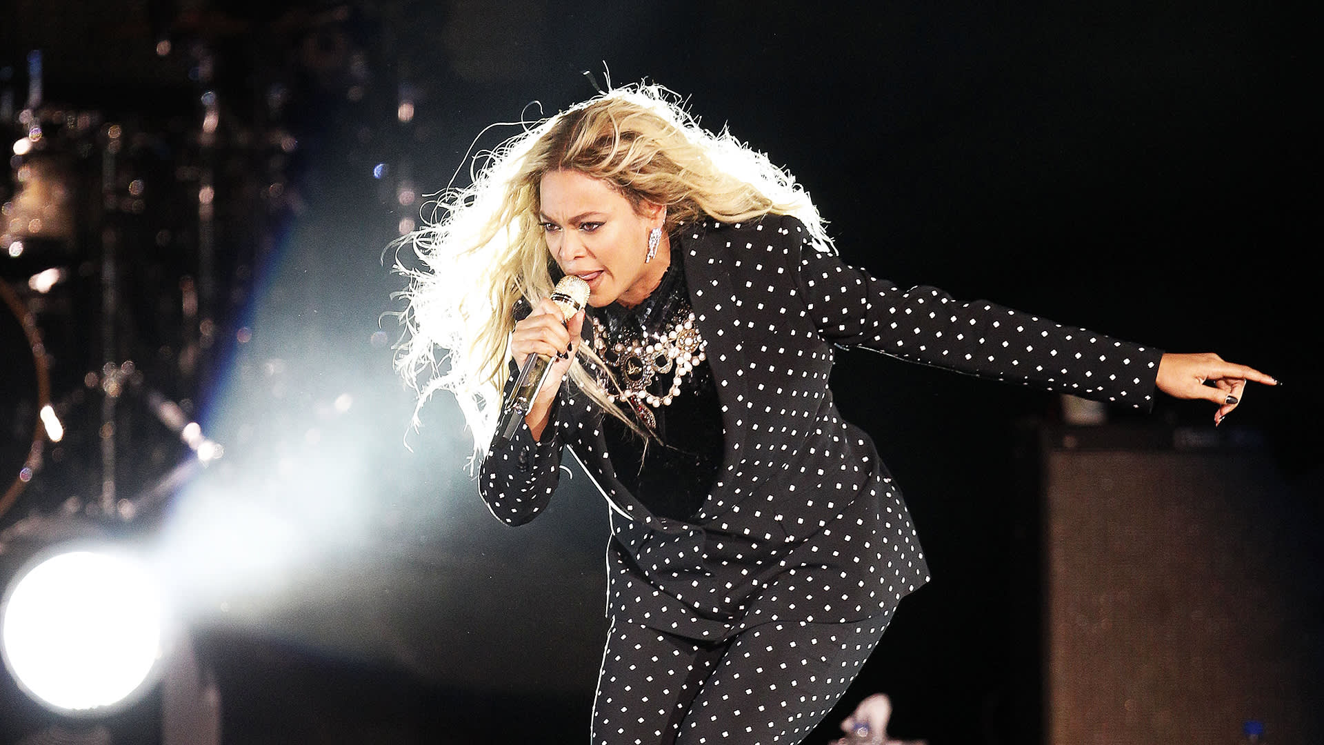 Yhdysvaltalainen pop-tähti Beyoncé.
