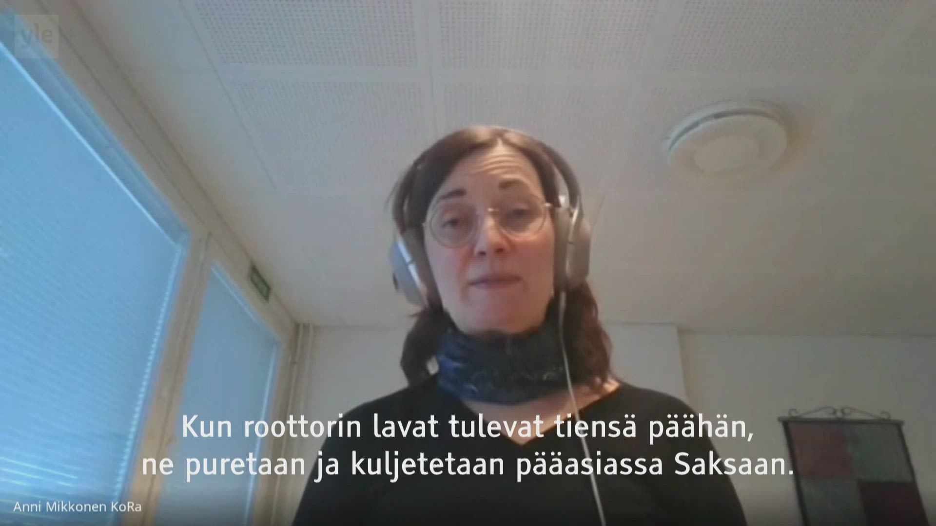 Suomen tuulivoimayhdistyksen toimitusjohtaja Anni Mikkonen kertoo, että Suomessakin kehitetään lapojen kierrätystä.