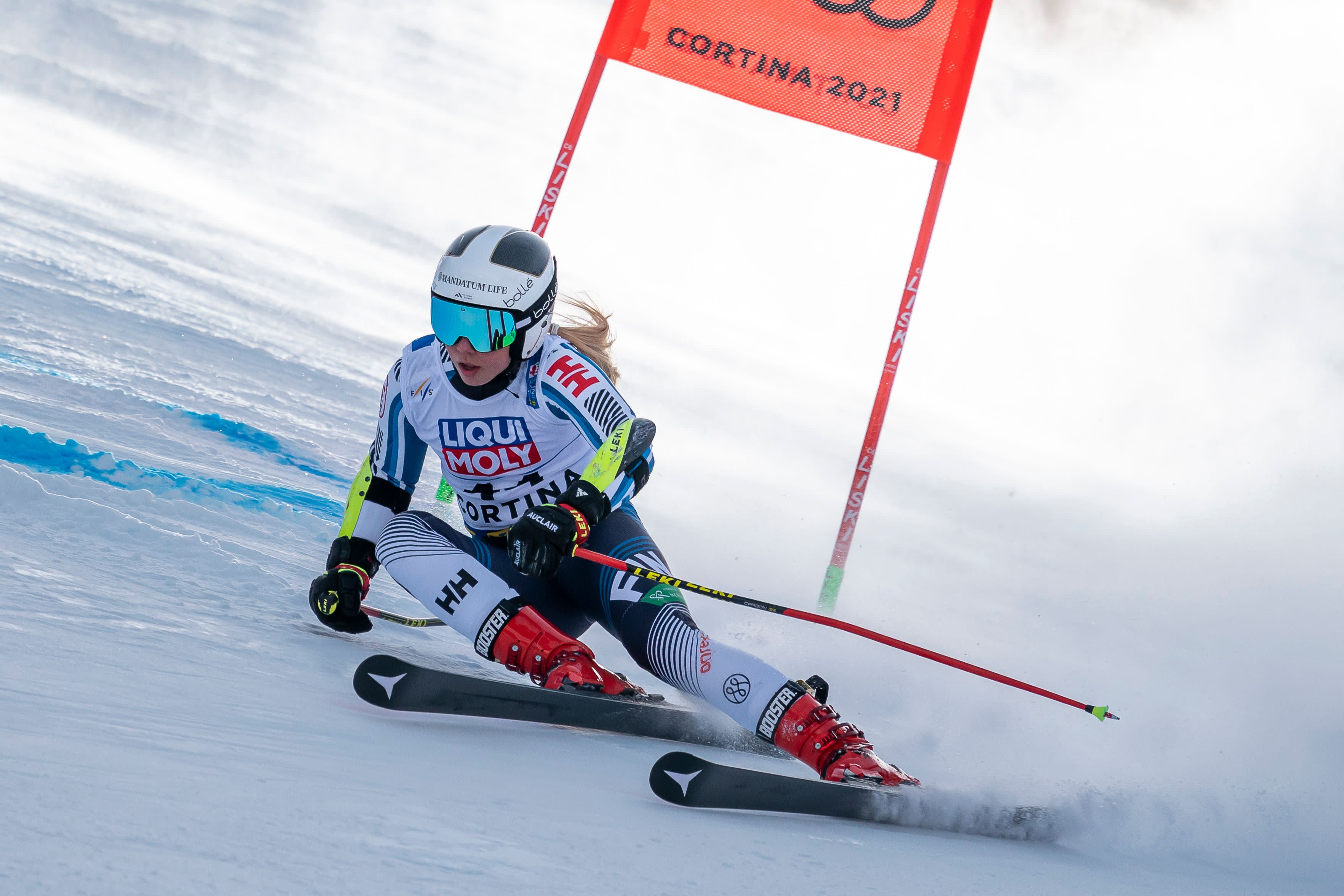 Världscupen i alpint, damer slalom åk 1 (svenskt referat) Världscupen