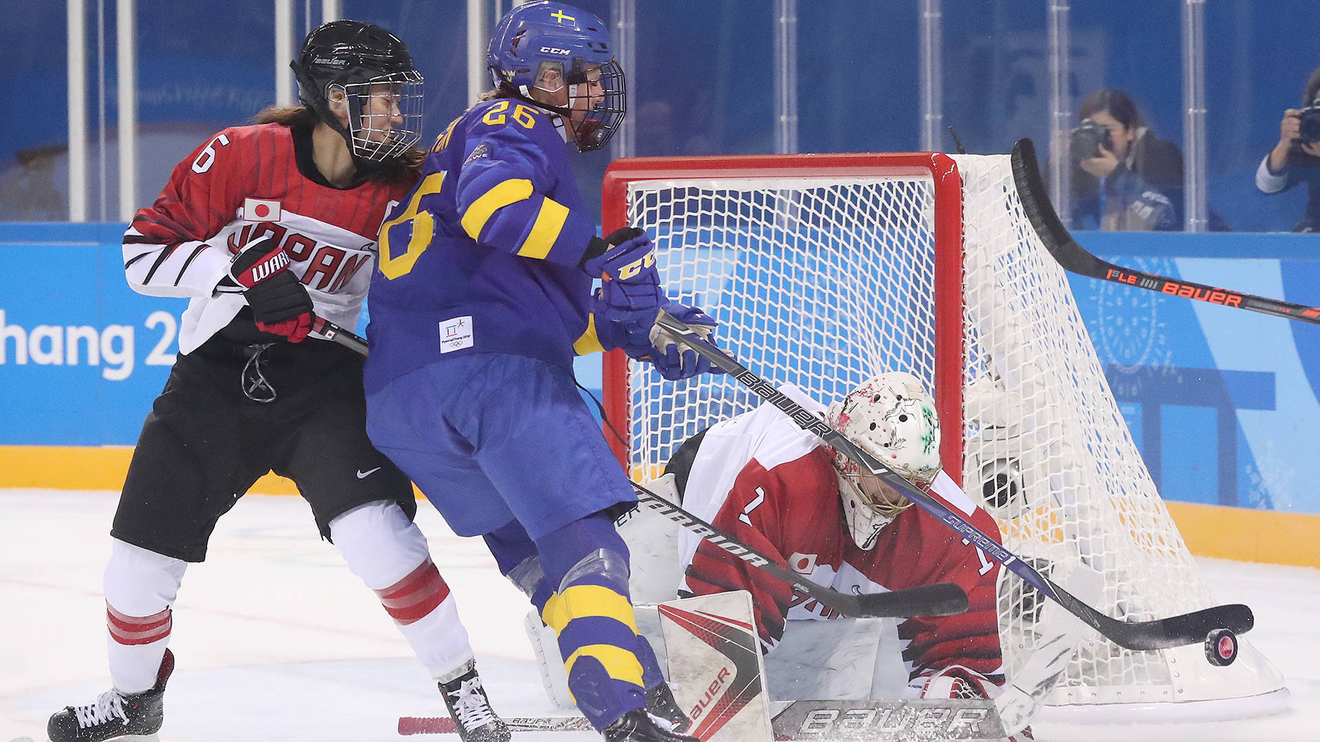 J kiekko Naisten Ottelu Japani Ruotsi Korean Olympialaiset Yle 