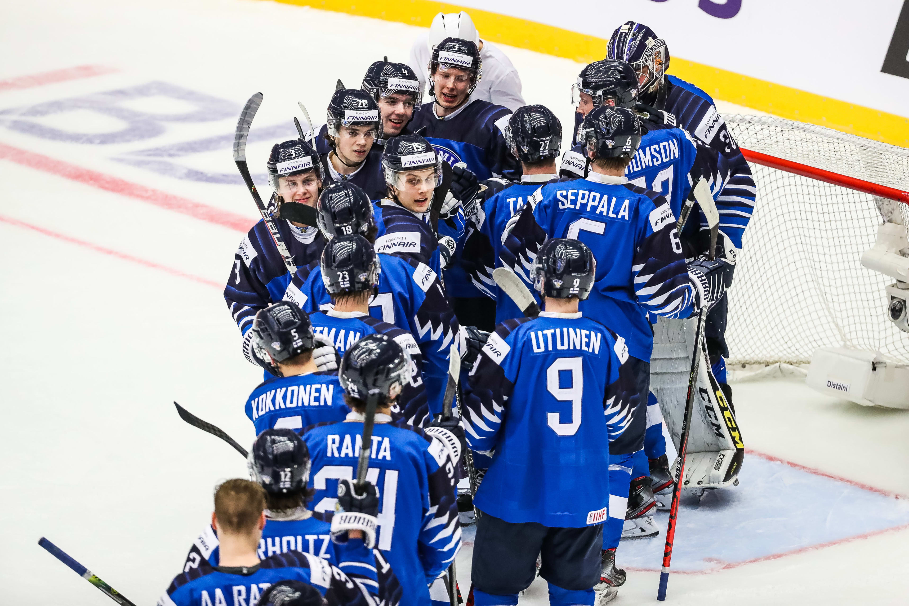 JuniorVM i ishockey, kvartsfinal USAFIN (svenskt referat) Jääkiekon
