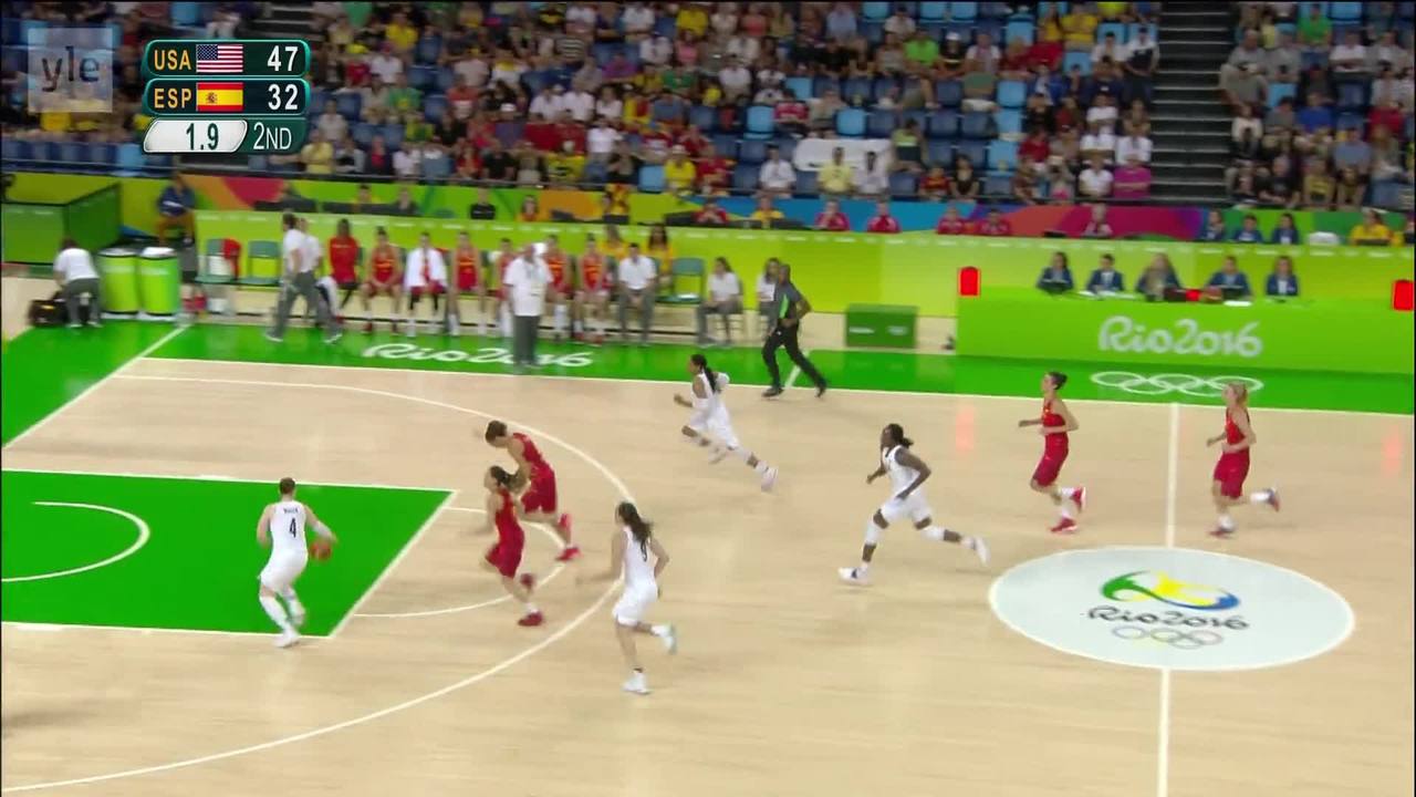 Rion olympialaiset: Yhdysvaltojen koripallonaisille kuudes perättäinen  olympiakulta | Rio 2016 | Yle Arenan
