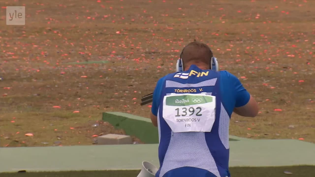 Rion olympialaiset: Trap-ampuja Törnroosilla mainio alku päivän karsinnassa  | Rio 2016 | Yle Arenan