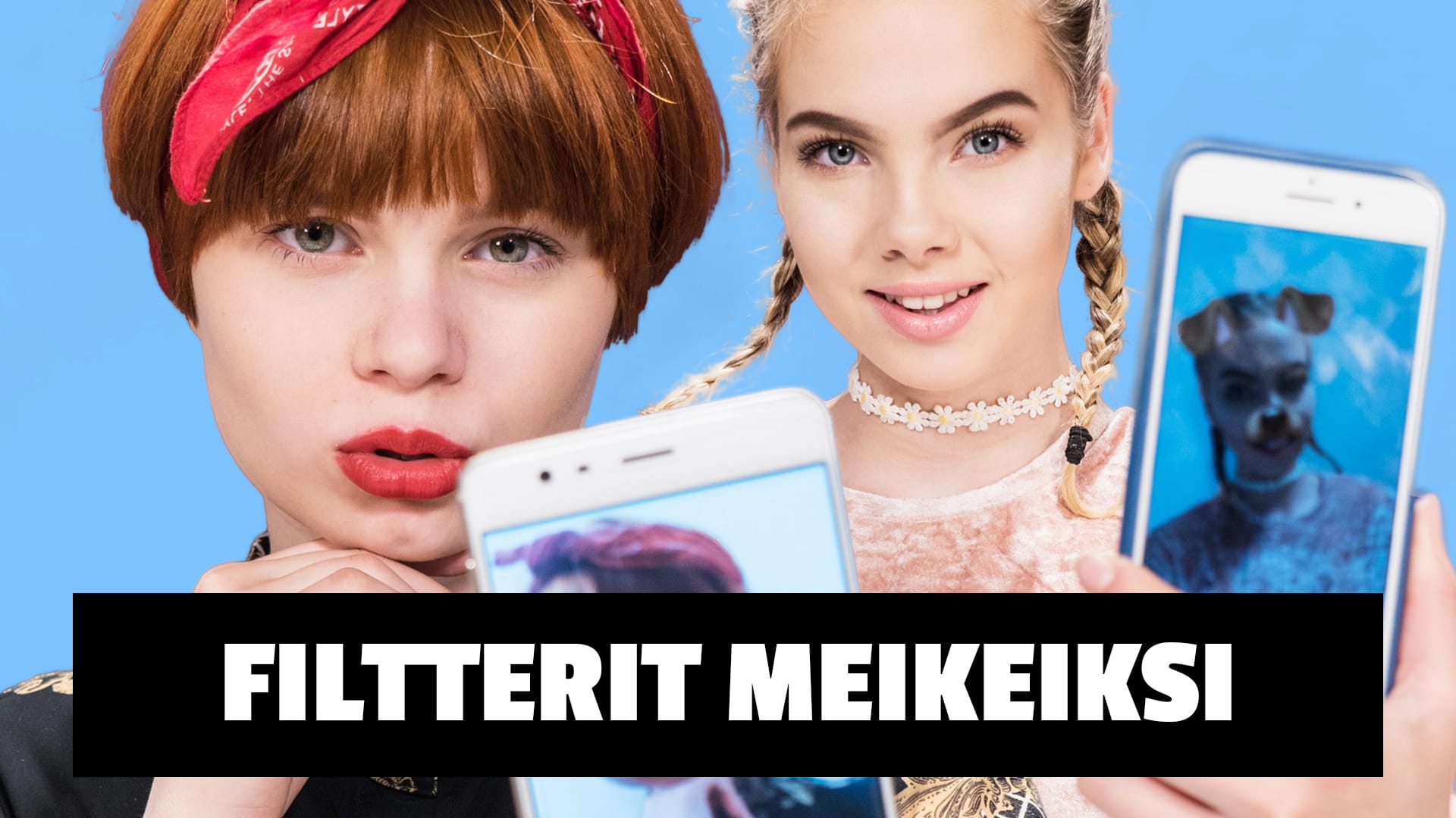 K1, J3: Snapchat-filtterit meikkinä? | Emma ja Milla testaa | Yle Areena