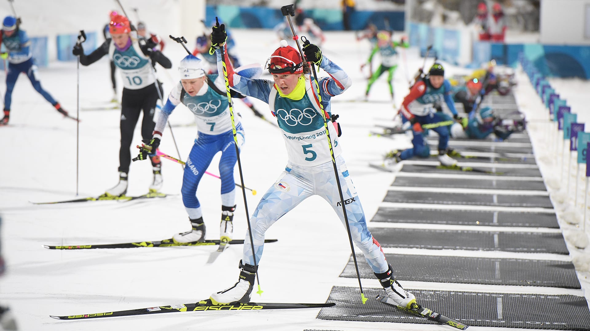 Ampumahiihto, naisten yhteislähtökilpailu | Korean olympialaiset | Yle  Areena