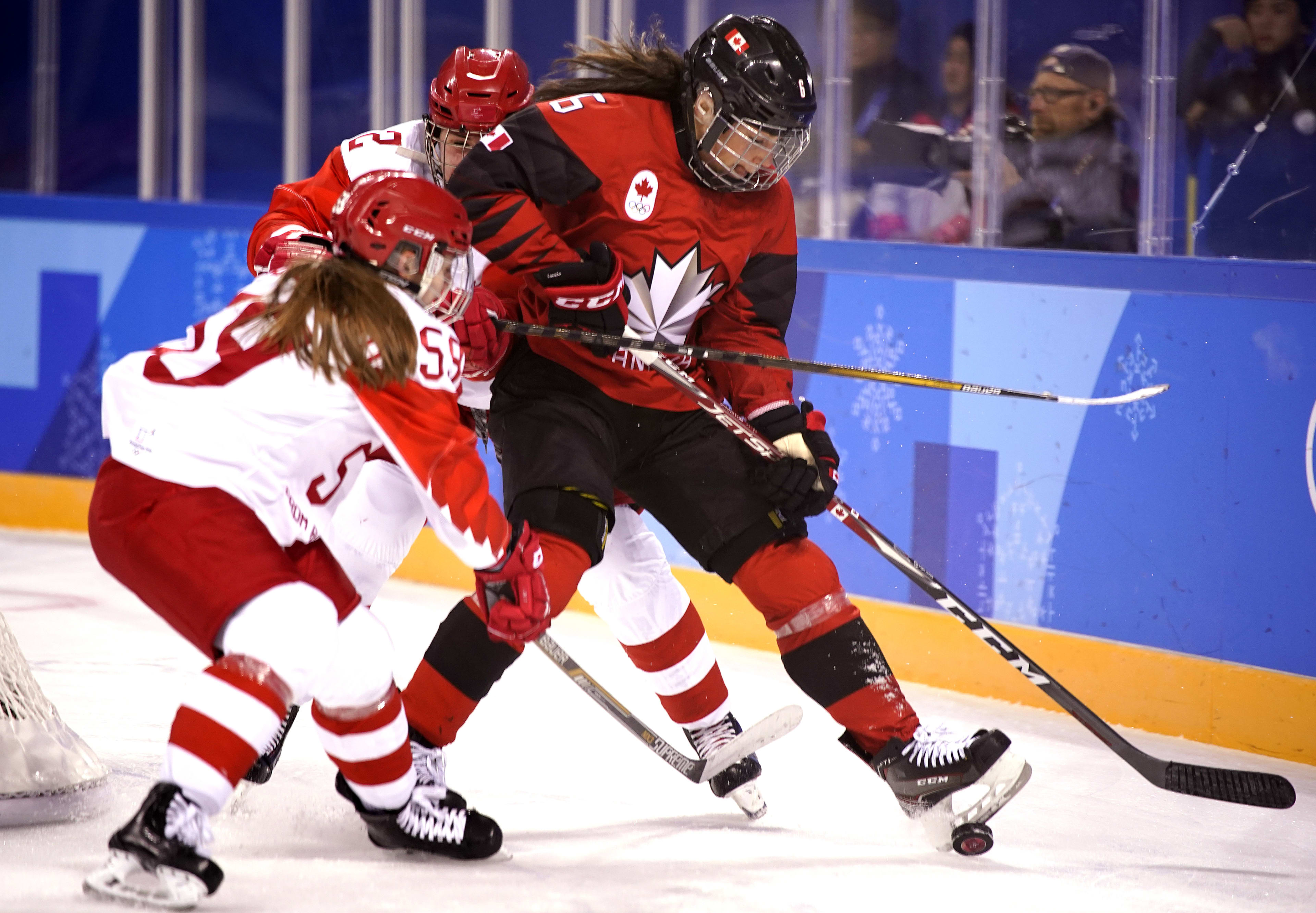 Jääkiekko naisten ottelu Kanada - OAR | Korean olympialaiset | Yle Areena