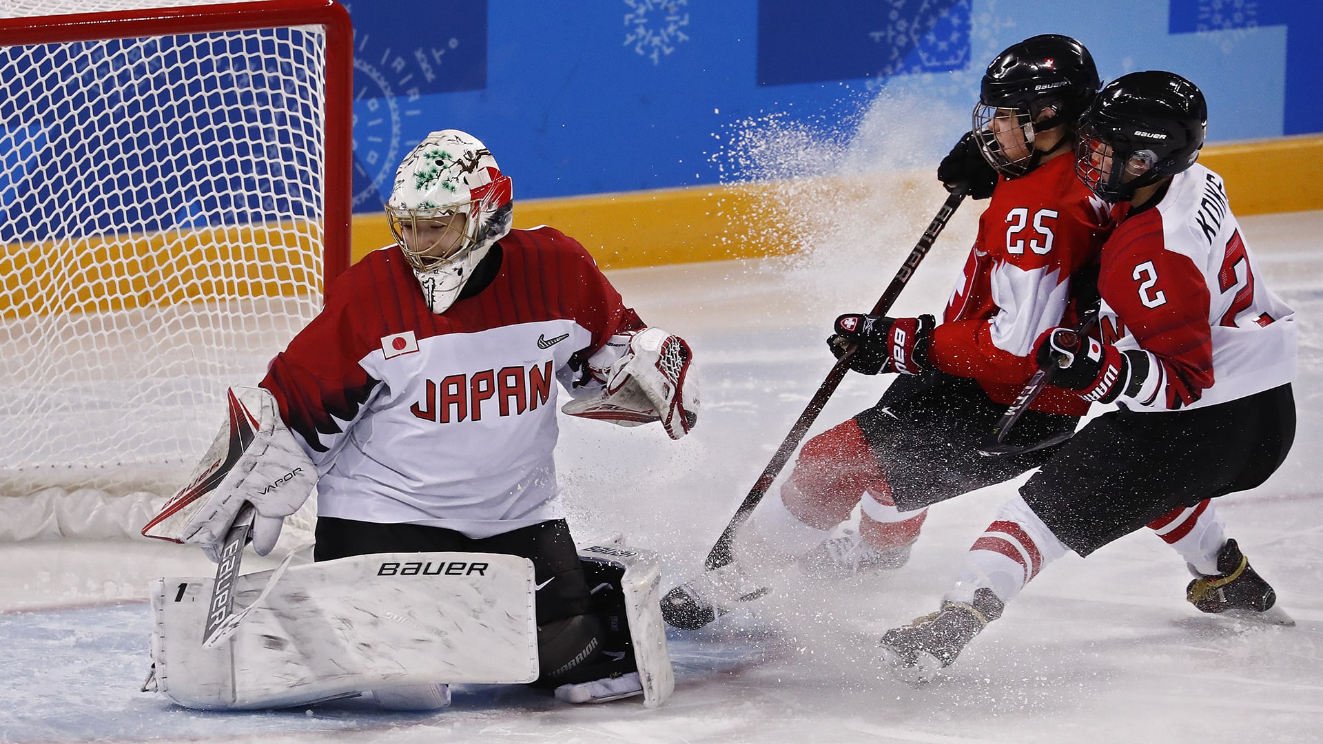 Jääkiekko naisten ottelu Sveitsi - Japani | Korean olympialaiset | Yle  Areena