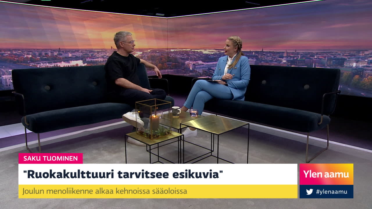 Saku Tuominen: Hyvä ruoka antaa eväät elämään | Ylen aamu | Yle Areena