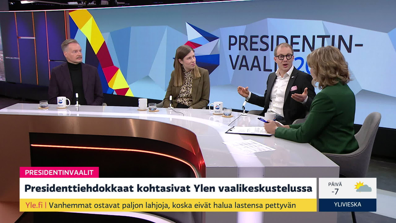 Presidenttiehdokkaat Kohtasivat Ylen Vaalikeskustelussa | Ylen Aamu ...