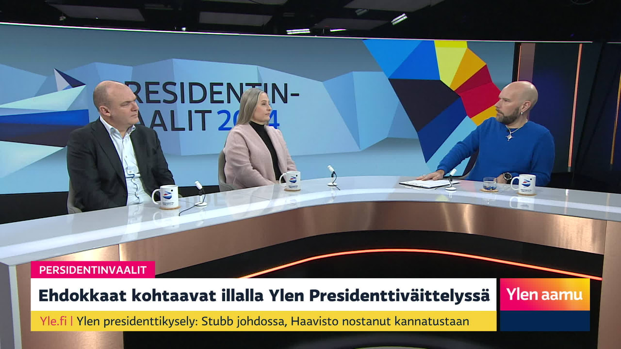 Presidenttiväittelyn Etkot: Haavisto Ja Stubb | Ylen Aamu ...