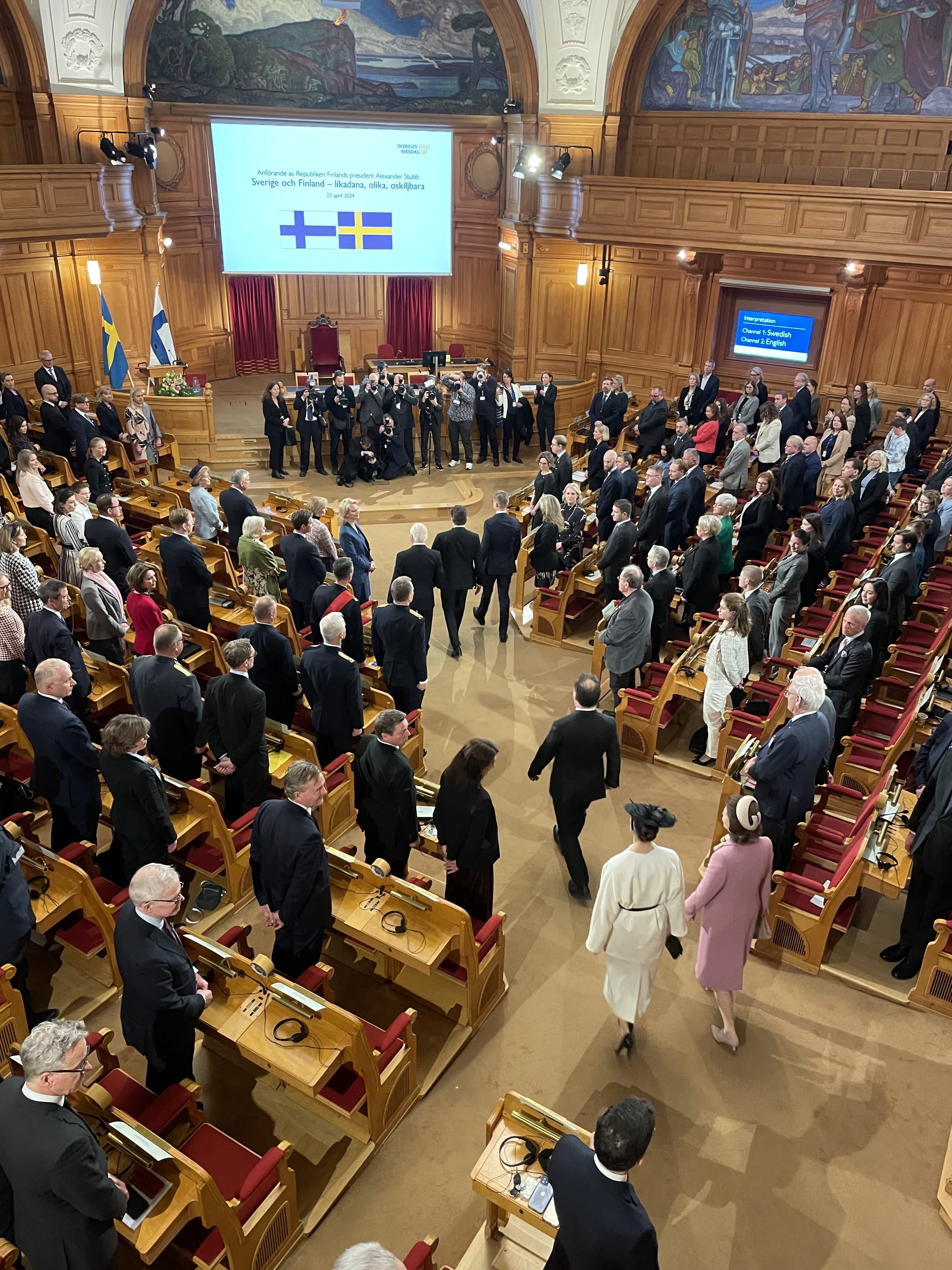 Presidentti Stubb Vierailee Ja Puhuu Ruotsin Valtiopäivillä | Yle ...