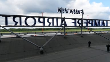 Finavia Tampere airport Pirkkalan lentoaseman katolla