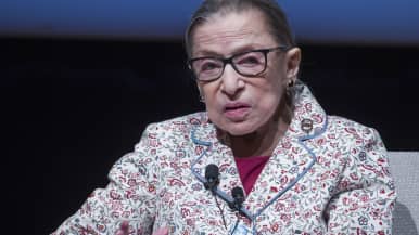 Ruth Bader Ginsburg.
