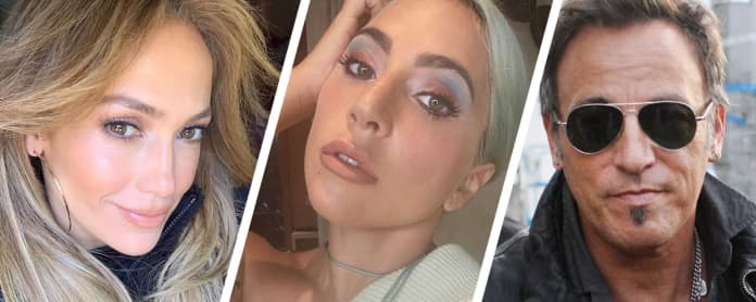 Jennifer Lopez, Lady Gaga, Bruce Springsteen