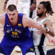 Denverin Nikola Jokic ja San Antonion Patty Mills