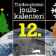 Tiedeuutisten joulukalenteri kuvituskuva