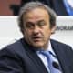 Michel Platini Fifan kokouksessa Zürichissä.