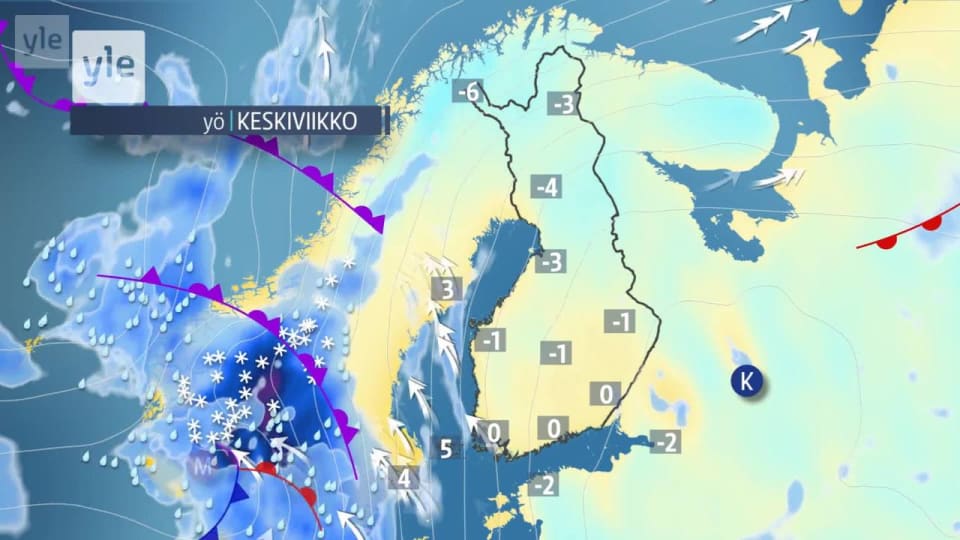 Talvi Tulee Rytinalla Meteorologi Lanteen Ja Etelaan 10 Senttia Lunta Ja Paalle Hyytavaa Tuulta Yle Uutiset Yle Fi