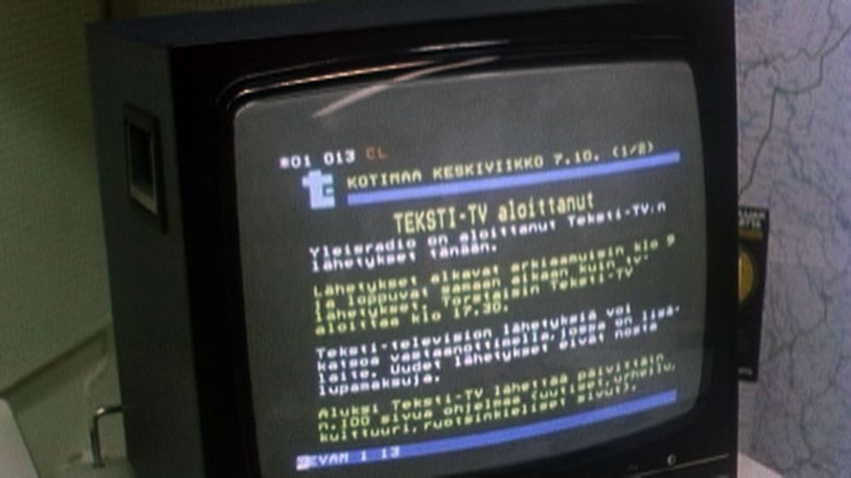 Teksti Tv Pysyy Ajan Hermolla Valittamatta Ajan Hampaasta Elava Arkisto Yle Fi