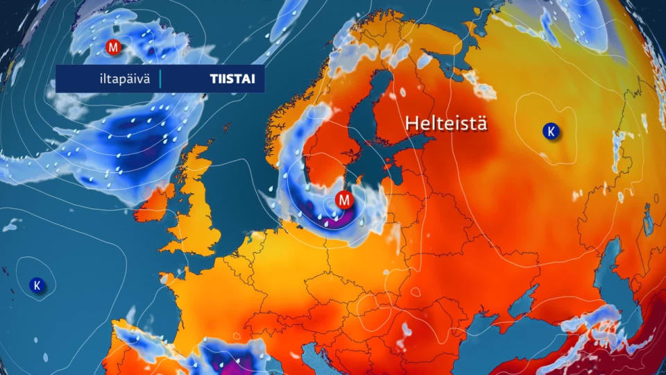 Unusually High Temps Headed To Finland On Tuesday Yle Uutiset Yle Fi