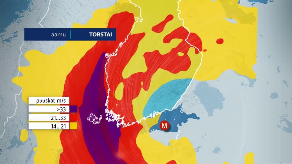 Autumn Storm To Sweep Across Finland On Wednesday Yle Uutiset Yle Fi