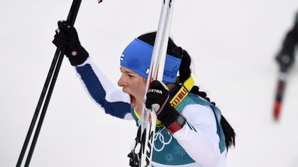 Korean olympialaiset: Krista Pärmäkoski vinner OS-brons i skiathlon | TV |  Areena 