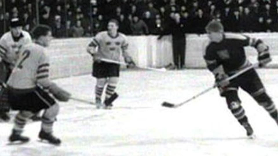 Suomi ja Ruotsi tasapeliin MM-kiekossa 1959 | Elävä arkisto 