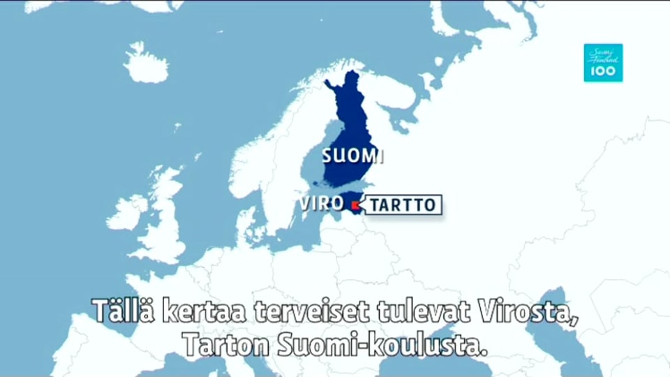 Suomi 100: Terveisiä Tarton Suomi-koulusta | Yle Uutiset 