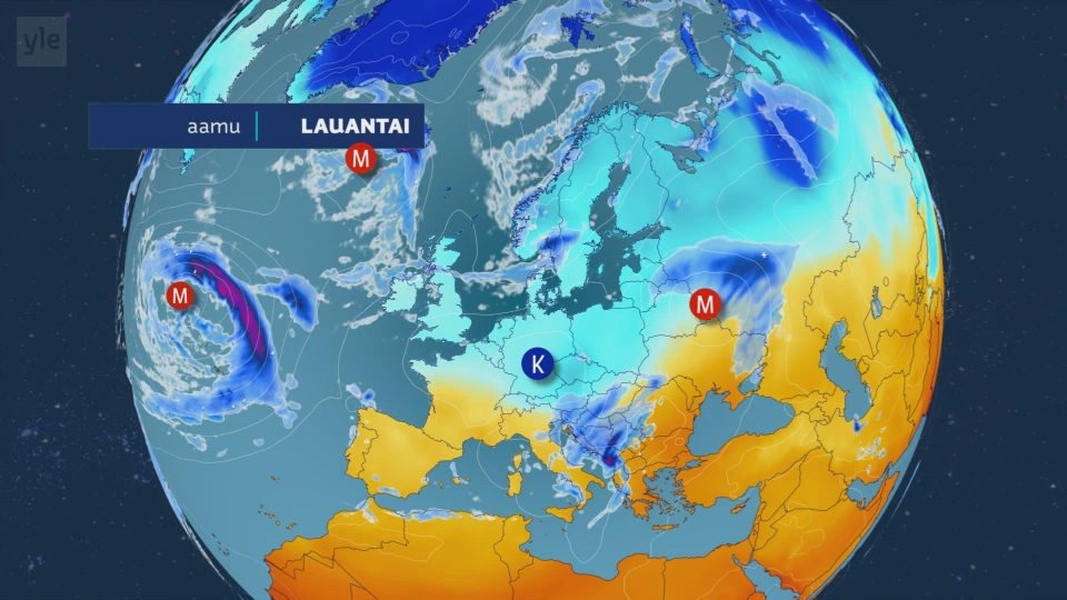 Sääennuste lupaa ensi viikolle suurta käännettä: alkuviikosta jopa  plusasteita ja vesisadetta | Yle Uutiset