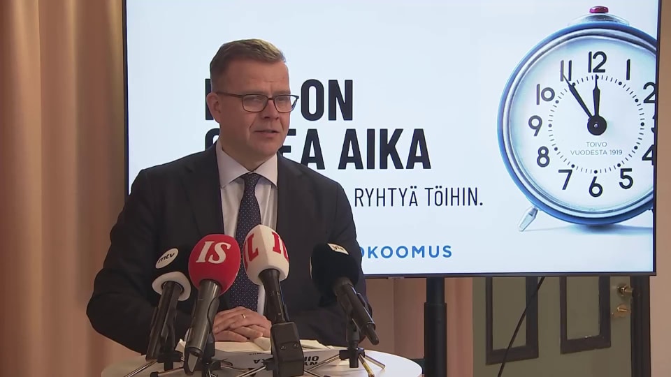 Kokoomus lupaa lopettaa Suomen velkaantumisen ja laskea veroastetta –  puolue julkaisi eduskuntavaaliohjelmansa