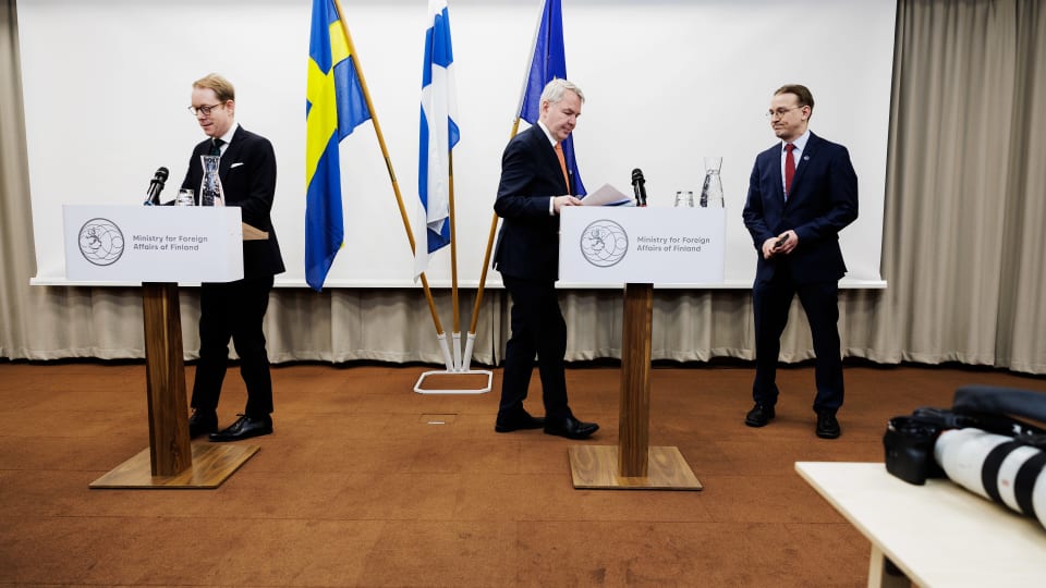 Ruotsin ulkoministeri: Suomen ja Ruotsin olisi tärkeää edetä yhtä aikaa  Natoon, mutta molemmilla mailla on myös omat intressinsä