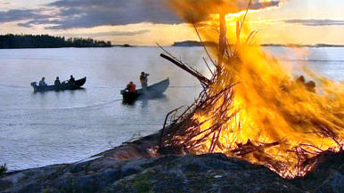 Suomi juhlii - juhannus, Mirja Metsola, yle tv1, Pielinen, Koli, kokko, Vuonislahti