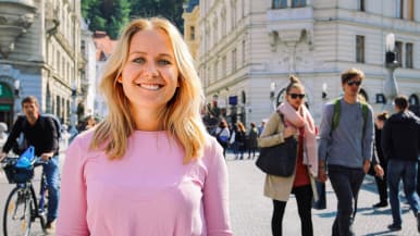 Kahdeksanosaisessa sarjassa kuuro Tanja Honkanen seikkailee Euroopan yhdeksässä maassa.