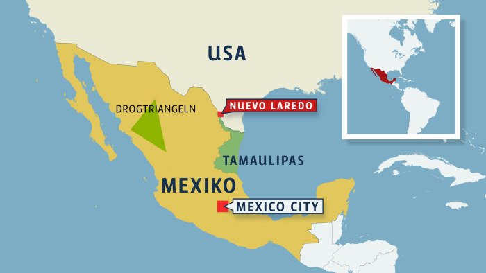 mexiko karta Extremvåldet i Mexiko: Journalisten Carlos dödades med 21 knivhugg 