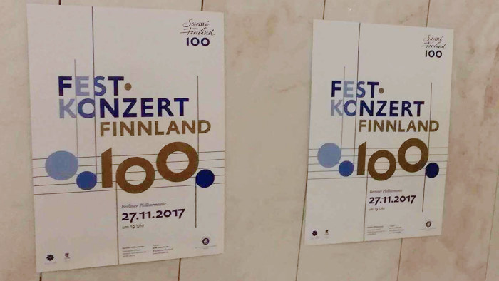 Berliinin Filharmoniassa Juhlittiin 100 Vuotiasta Suomea
