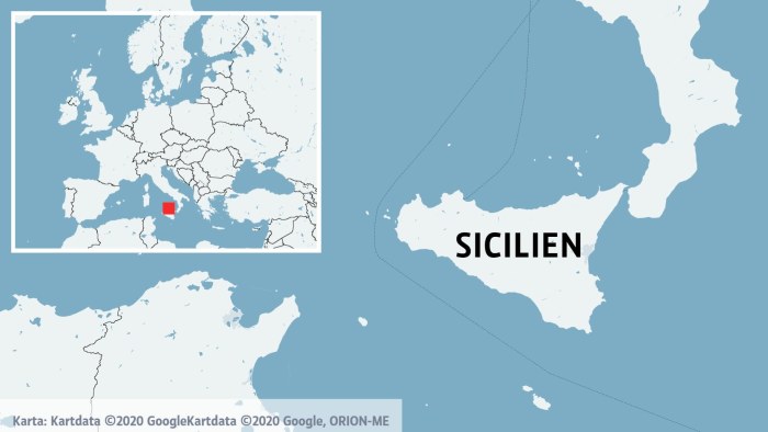 karta sicilien Maffian och tjänstemän på Sicilien fuskade till sig miljoner i EU 
