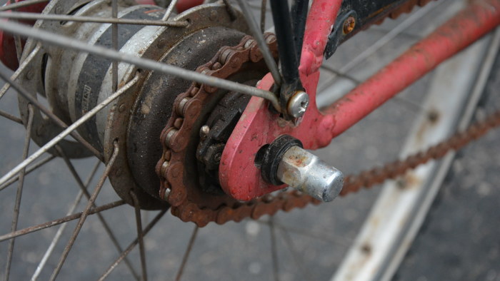 Saltade Cykelvagar Ar Bra For Vintercyklandet Men Bedrovligt For Cyklarna Efter Tva Veckor Ar En Helt Ny Kedja Sonderrostad Aboland Svenska Yle Fi