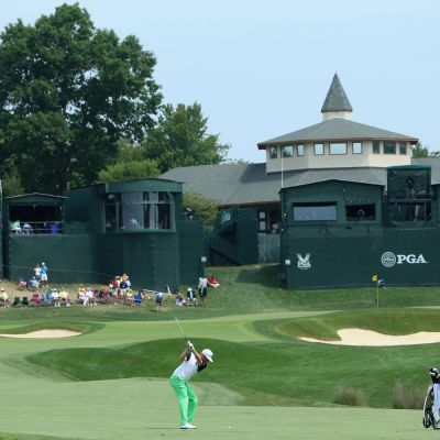 Mikko Ilonen pelasi US PGA:n avauspäivänä.