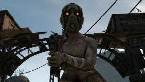 I Borderlands strider man mot så kallade psychos - galna banditer som lätt känns igen tack vare sitt psykotiska skratt och sina mordiska tendenser. I Borderlands strider man mot så kallade psychos - galna banditer som lätt känns igen tack vare sitt psykotiska skratt och sina mordiska tendenser.