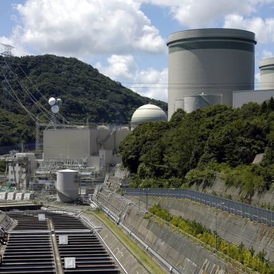 Takahaman ydinvoimala Fukuin maakunnassa, Japanissa.