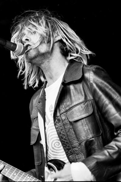 Kurt Cobain live på Reading-festivalen 1991.