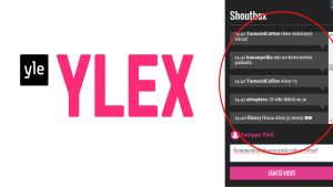 Shoutboxin käyttäminen ei nykyään onnistu kirjautumatta. Mutta onneksi kirjautuminen on helppoa! // Kuva: YleX