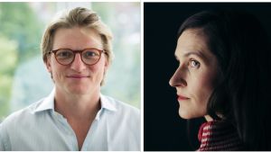 Martin Glaz-Serup och Malin Kivelä står för texten i "Om du möter en björn". Martin Glaz Serup och Malin Kivelä.