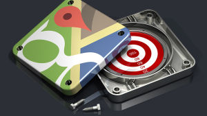 Google maps logo ja maalitaulu