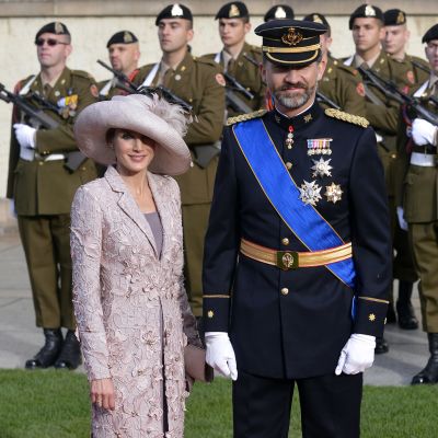 Espanjan prinsessa Letizia ja prinssi Felipe.