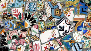 Parc Güellin mosaiikkia