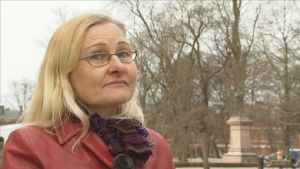 Elina Saloranta har lett de arkeologiska utgrävningarna i Åbo de senaste 15 åren. Elina Saloranta har lett det arkeologiska fältarbetet vid utgrävningarna i Åbo de senaste 15 åren.